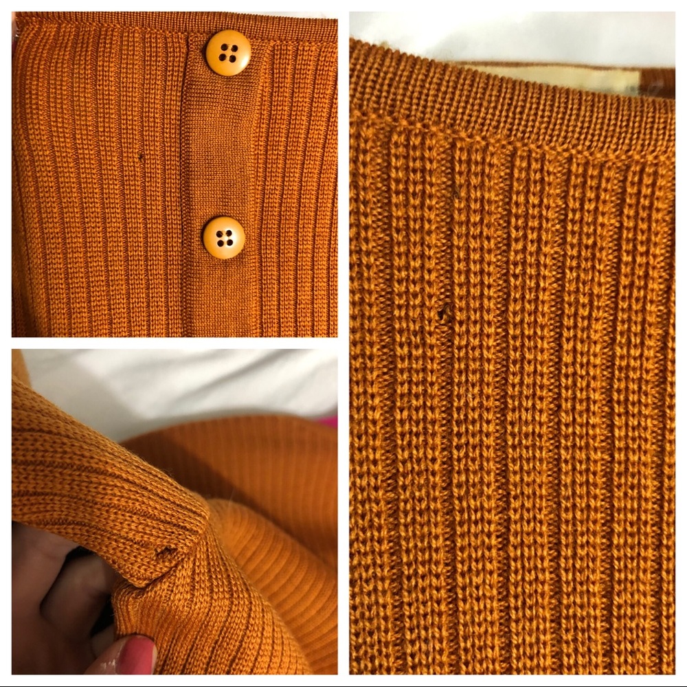 Valentino Vintage Sweater Button Caramel - Picture 6 of 8